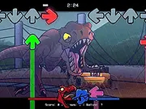 FNF x Jurassic Park: Funkin' Breakout Online Rhythm Game - Arcade Game