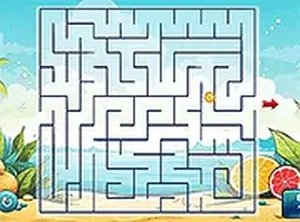 Summer Mazes Online Puzzle Game