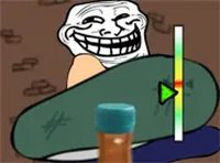 Troll Bottle Kick Online Game