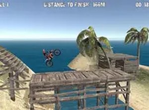 Moto Trials Beach Bike Racing Game