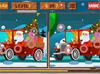 Christmas Vehicles Differences Puzzle Game Online