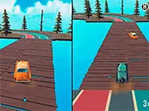 2 Player Crazy Racer Online Arcade Game