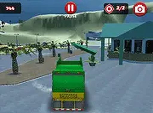 Island Clean Truck Garbage Sim Online Arcade Game