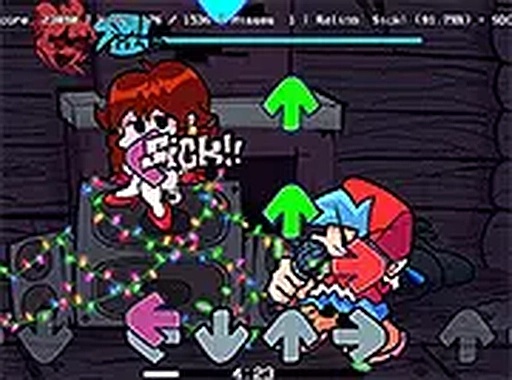 FNF Nightmare Doll Rhythm Game Online Arcade Game